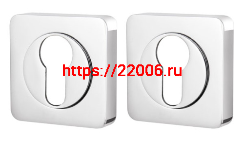 Накладка Armadillo (Армадилло) под цилиндр ET.K.SQ52 (ET/SQ) CP-8 хром Накладка Armadillo (Армадилло) под цилиндр ET.K.SQ52 (ET/SQ) CP-8 хром