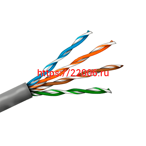 Кабель DIVISAT UTP 4PR 24AWG Cu CAT5e. PVC (0,48) 305м Кабель DIVISAT UTP 4PR 24AWG Cu CAT5e. PVC (0,48) 305м