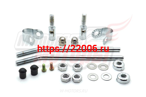 Щиток ветровой (12) пластик "Лидер-Тигер" красный с крепежами фото 2