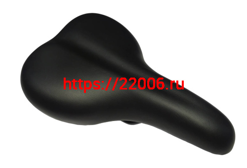 Сиденье вело простое на пружинах 265х154мм, черное, вес-550г. (EPSD-40)