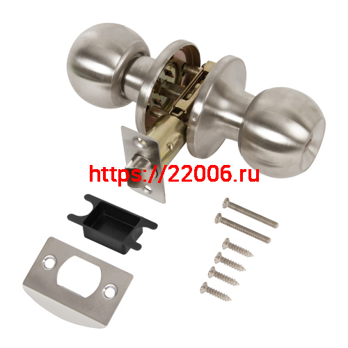 Ручка Punto (Пунто) защелка DK672/BL SN-BK (фик.) мат.никель фото 2 Ручка Punto (Пунто) защелка DK672/BL SN-BK (фик.) мат.никель фото 2