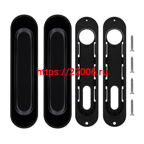 Ручка Punto (Пунто) для раздвижных дверей SH.SL152.010 (Soft LINE SL-010) BL черный Ручка Punto (Пунто) для раздвижных дверей SH.SL152.010 (Soft LINE SL-010) BL черный