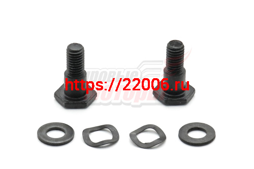 Болты сцепления мотокосы BC/GBC-033/043/052 (2 болта+2 граверные шайбы) Болты сцепления мотокосы BC/GBC-033/043/052 (2 болта+2 граверные шайбы)