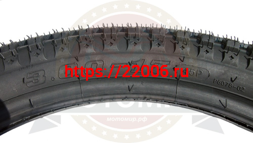 Покрышка 17" 3.00-17 Р6078, без камеры, мотоцикл, WANDA фото 2 Покрышка 17" 3.00-17 Р6078, без камеры, мотоцикл, WANDA фото 2