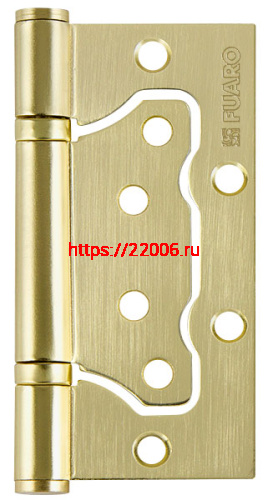 Петля Fuaro (Фуаро) универсальная без врезки IN4500W SB (500-2BB 100x2,5) мат. золото Петля Fuaro (Фуаро) универсальная без врезки IN4500W SB (500-2BB 100x2,5) мат. золото