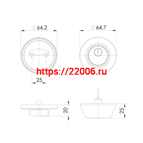 Замок Ajax (Аякс) врезной DK.002 BK BL черный фото 3 Замок Ajax (Аякс) врезной DK.002 BK BL черный фото 3