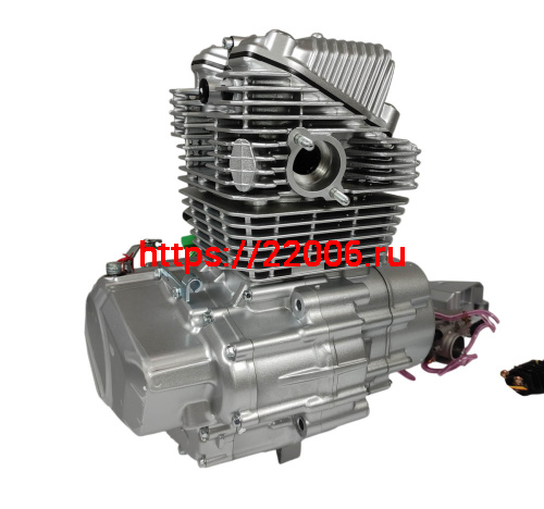 Двигатель 4т. 271 см3 175FMN, CB300RL, ZONGSHEN, 4х клап., эл+кик, возд охл 5 передач фото 7