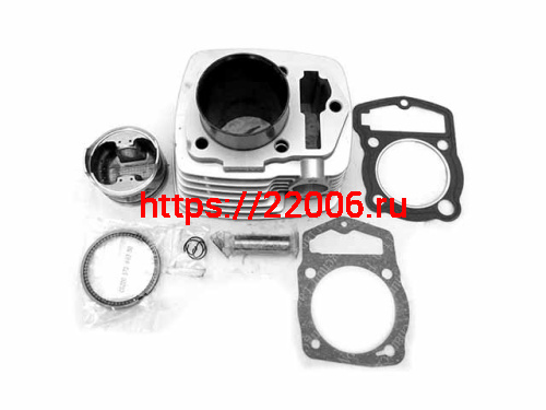 Цилиндро - поршневая группа 4Т 163FML-2(CB200-C) 200см3 d-63.5mm Цилиндро - поршневая группа 4Т 163FML-2(CB200-C) 200см3 d-63.5mm
