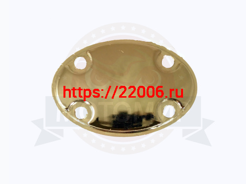 Крышка крышки картера СG125 левой овальная 4 отв.