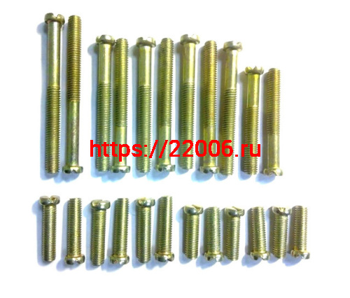 Набор винтов на двигателя Иж Юпитер Набор винтов на двигателя Иж Юпитер