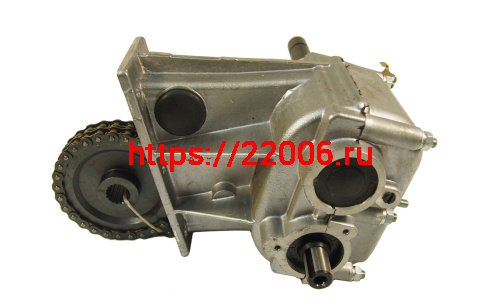 Коробка Буран реверса (СУПЕР УСИЛЕННАЯ) цепь 2х рядная шаг 12,7 + звездочка 2х рядная ведущая Z29 фото 3