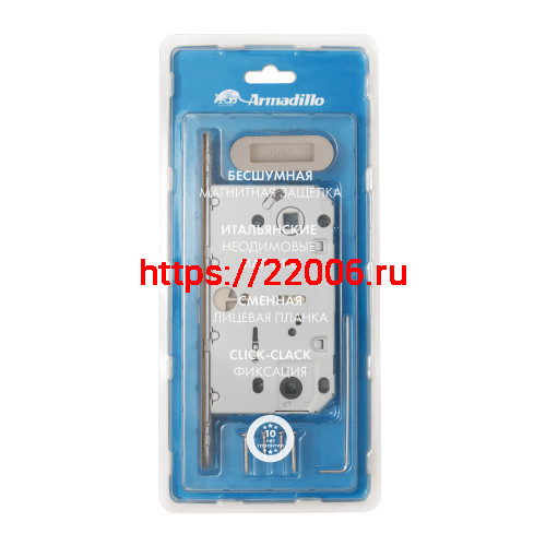 Магнитная Armadillo (Армадилло) защелка WC с ответной планкой GRAVITY.PRO G01.196.50.96 BPVD вороненый никель фото 2