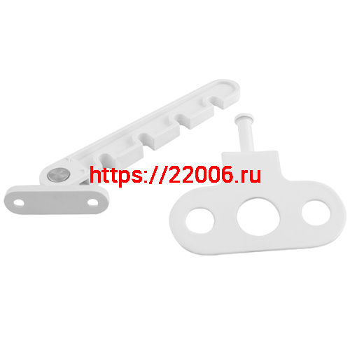 Ограничитель skobis (СКОБИС) оконный (пластик) белый Ограничитель skobis (СКОБИС) оконный (пластик) белый