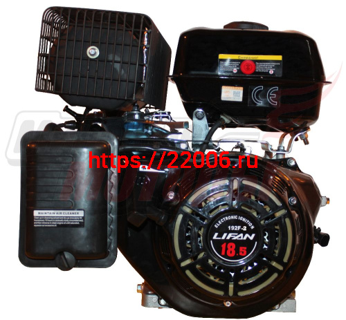 Двигатель LIFAN 18,5 л.с. 192F-2 с катушкой 18А (459cc, вал d25) Двигатель LIFAN 18,5 л.с. 192F-2 с катушкой 18А (459cc, вал d25)