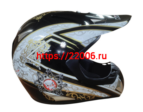 Шлем кроссовый KIRIN K27, черный, черн-бел, зелен-желт, размер S фото 5 Шлем кроссовый KIRIN K27, черный, черн-бел, зелен-желт, размер S фото 5