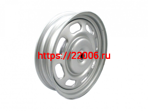 Диск колеса 10" задний, штампованный, барабанный тормоз 2.15-10 125сс Диск колеса 10" задний, штампованный, барабанный тормоз 2.15-10 125сс