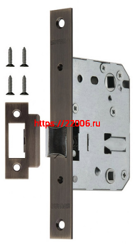 Защелка Fuaro (Фуаро) врезная METF72-50 (F72-50) AB бронза Защелка Fuaro (Фуаро) врезная METF72-50 (F72-50) AB бронза