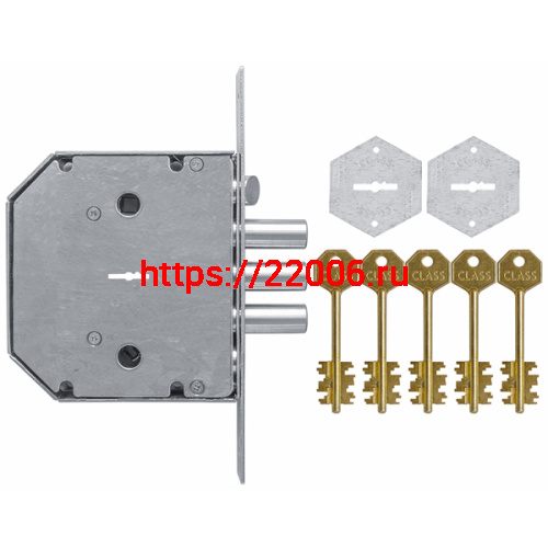 Замок Class (Класс) врезной сувальдный с задвижкой и защёлкой GS-SМ 012 (левый), 5 кл. фото 2 Замок Class (Класс) врезной сувальдный с задвижкой и защёлкой GS-SМ 012 (левый), 5 кл. фото 2