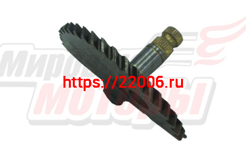 Вал кикстартера с сектором HONDA DIO50 Вал кикстартера с сектором HONDA DIO50