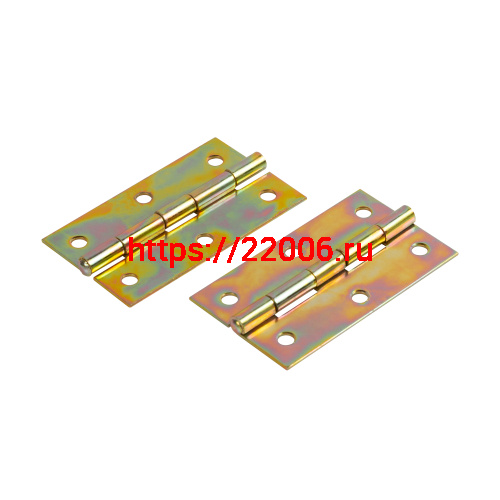 Петля Ajax (Аякс) карточная универсальная LM/IN40x75x1,2U YZN желтый цинк (2 шт) фото 4 Петля Ajax (Аякс) карточная универсальная LM/IN40x75x1,2U YZN желтый цинк (2 шт) фото 4