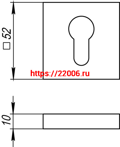 Накладка Fuaro (Фуаро) под цилиндр ET.K.DM51 (ET DM) SN/CP-3 матовый никель/хром фото 3 Накладка Fuaro (Фуаро) под цилиндр ET.K.DM51 (ET DM) SN/CP-3 матовый никель/хром фото 3