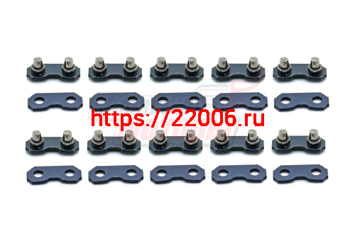 Звенья цепи 3/8-1,6 (1кмп=10шт.) (соединительные звенья) Звенья цепи 3/8-1,6 (1кмп=10шт.) (соединительные звенья)