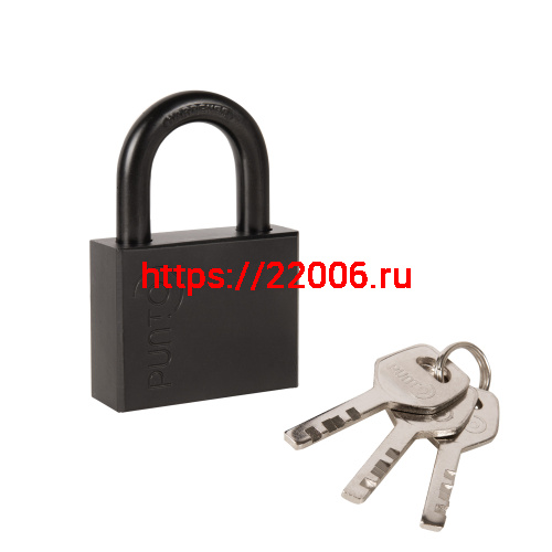 Замок Punto (Пунто) навесной PK-1540 3 key диск.ключ.