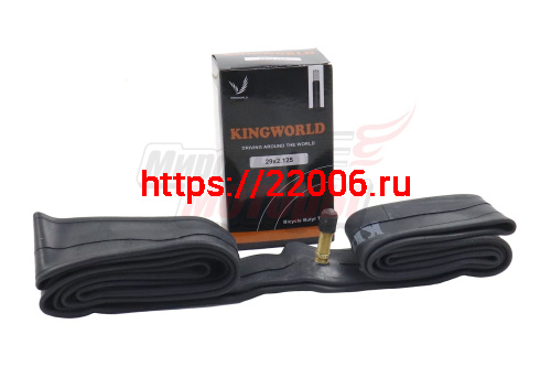 Велокамера 29" х 2,125 Kingworld, TR4, A/V, бутиловая (премиум качество), перс.короб. Велокамера 29" х 2,125 Kingworld, TR4, A/V, бутиловая (премиум качество), перс.короб.