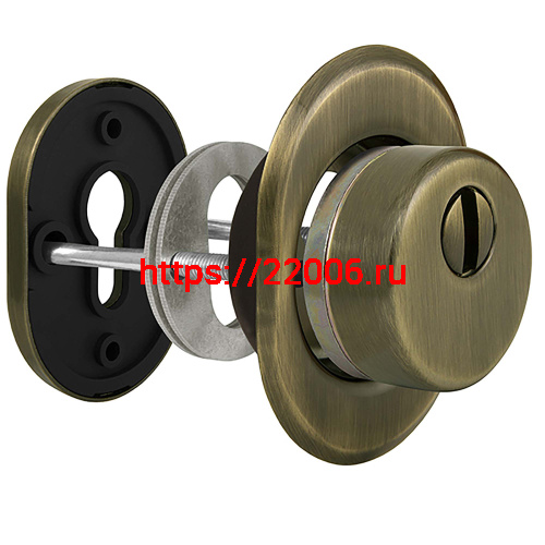 Броненакладка Fuaro (Фуаро) DEF.CRE/OV-set.9726 (DEF 9726) M6x90 врезная с чашкой AB-6 зелёная бронза Броненакладка Fuaro (Фуаро) DEF.CRE/OV-set.9726 (DEF 9726) M6x90 врезная с чашкой AB-6 зелёная бронза