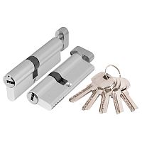 Цилиндровый Ajax (Аякс) механизм (AX202/100) AX2002Knob100 (45+10+45) CP хром с вертушкой