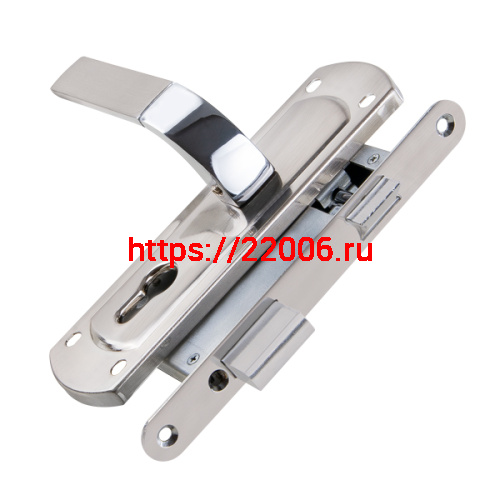 Корпус замка Punto (Пунто) с ручкой LOCKSET25.ORION.5558-1 (KIT P25 5558 ORION) SN/CP мат.никель/хром Корпус замка Punto (Пунто) с ручкой LOCKSET25.ORION.5558-1 (KIT P25 5558 ORION) SN/CP мат.никель/хром