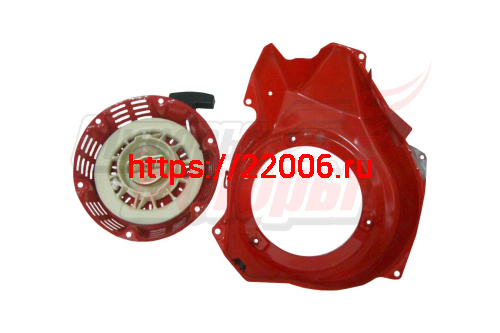 Стартер в сборе с кожухом 182F/188F/190F Стартер в сборе с кожухом 182F/188F/190F