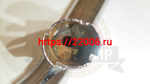 Трубы выхлопные Урал (на один глушитель) "Рога" ХРОМ (компл.2 шт!!!) ИМПОРТ фото 2 Трубы выхлопные Урал (на один глушитель) "Рога" ХРОМ (компл.2 шт!!!) ИМПОРТ фото 2