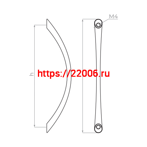 Ручка-скоба Ajax (Аякс) мебельная MB-H-004-96 мм SC сатин.хром фото 2 Ручка-скоба Ajax (Аякс) мебельная MB-H-004-96 мм SC сатин.хром фото 2