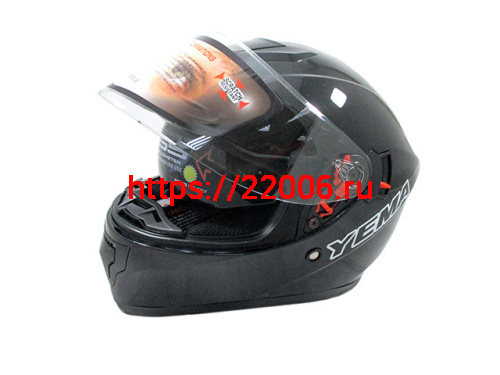 Мотошлем YM-830 черный (M)