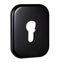 Накладка Fuaro (Фуаро) на цилиндр ESC.C.XL/K.486 (ESC 486-C SQ XL) BL черный (1 шт.)