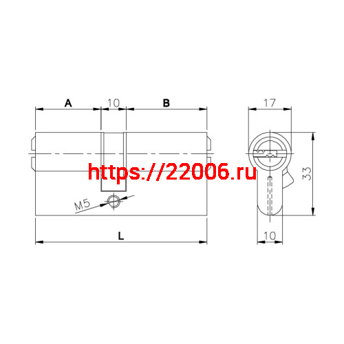 Цилиндровый Kale kilit (Кале килит) механизм 164 BN/68 (26+10+32) mm латунь 5 кл. фото 2 Цилиндровый Kale kilit (Кале килит) механизм 164 BN/68 (26+10+32) mm латунь 5 кл. фото 2