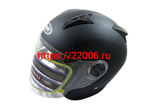 Мотошлем YM-616 черный матовый (S) Мотошлем YM-616 черный матовый (S)