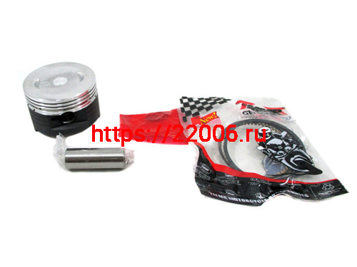 Поршень в сборе 139QMB 4т 82cc d-50 std стандартный тефлон Поршень в сборе 139QMB 4т 82cc d-50 std стандартный тефлон