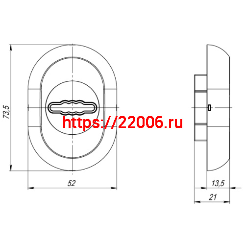 Накладка Fuaro (Фуаро) на сувальдный замок ESC.S-auto/CRE/OV.13 (ESC-13S) с авт. шторками AB зелёная бронза фото 3