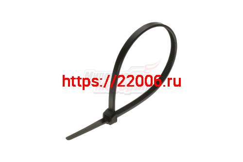 Хомут нейлоновый 3,6*100 мм черный (уп=100 шт.) Хомут нейлоновый 3,6*100 мм черный (уп=100 шт.)