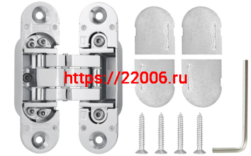 Петля скрытой установки с 3D-регулировкой Armadillo 11160UN3D (Architect 3D-ACH Universal 60) SC «матовый хром» фото 4 Петля скрытой установки с 3D-регулировкой Armadillo 11160UN3D (Architect 3D-ACH Universal 60) SC «матовый хром» фото 4