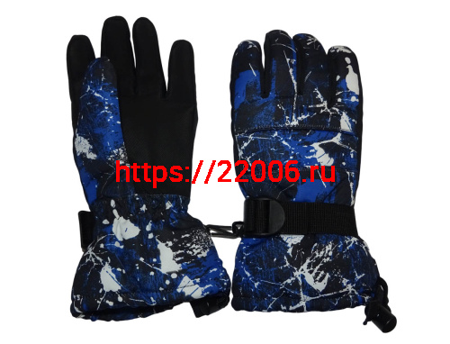 Перчатки зимние утепленные снегоход/лыжи, текстиль+кожзам. HEAD TP802 фото 2