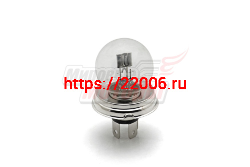 Лампа 12В 45/40Вт фарная тип R2 с цоколем P45t (Y-71245) Лампа 12В 45/40Вт фарная тип R2 с цоколем P45t (Y-71245)