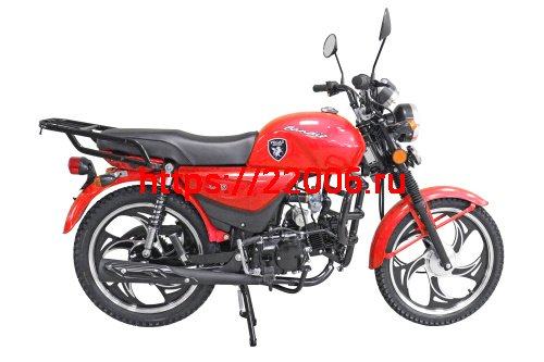 Мопед KT50 Alpha "Пегас" РЕСТАЙЛИНГ (Тюнинг) компл: ЭКОНОМ  КРАСНЫЙ