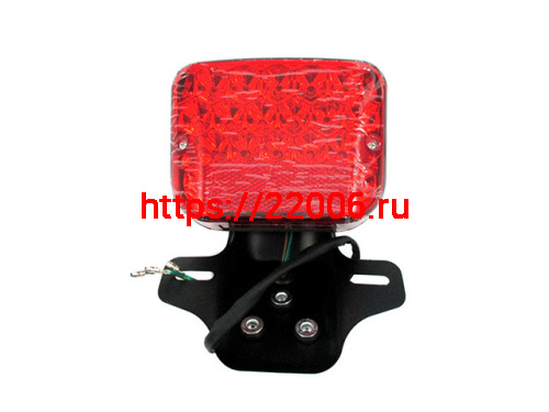 Фонарь задний в сборе светодиодный CG150 с кронштейном Фонарь задний в сборе светодиодный CG150 с кронштейном