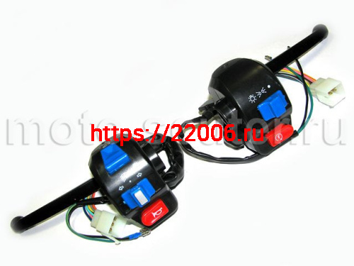 Переключатели руля В-09 139QMB 50сс передний и задний барабанного тормоза Переключатели руля В-09 139QMB 50сс передний и задний барабанного тормоза