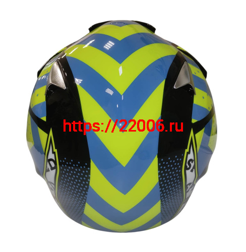 Шлем кроссовый KIRIN K27, черный, черн-бел, зелен-желт, размер S фото 9 Шлем кроссовый KIRIN K27, черный, черн-бел, зелен-желт, размер S фото 9