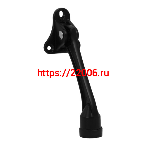 Упор Fuaro (Фуаро) дверной напольный STOPPER-100 BL (черный) козья ножка