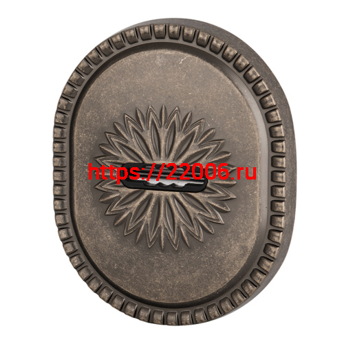 Накладка Armadillo (Армадилло) на сувальдный замок ESC.S-auto.CL/OV (PS-DEC CL) AS-9 античное серебро Накладка Armadillo (Армадилло) на сувальдный замок ESC.S-auto.CL/OV (PS-DEC CL) AS-9 античное серебро